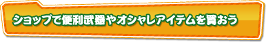 �V���b�v�ŕ֗������I�V�����A�C�e���𔃂���
